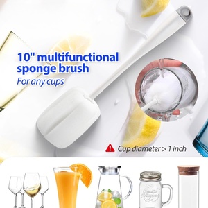 Best-Selling <strong>Hand</strong> Held Cup <strong>Brush</strong> Set-11-Piece High Quality <strong>Brushes</strong> for Baby Bottles Eco-Friendly Metal Design - Product Image 4