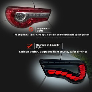 Luces Traseras Estilo GTS 3D Matrix para Toyota 86 BRZ FRS <span class=keywords><strong>1</strong></span>.ª Gen. 2012-2021, Dinámicas, Sin Hiperflash, Reemplazo Directo - Product Image 6
