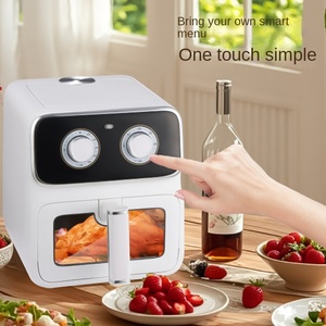 Friteuse à air numérique intelligente multifonctionnelle entièrement automatique OEM ODM, double panier 2L, séchage rapide, usage domestique - Product Image 2