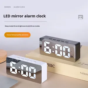 Phong cách Bắc Âu cao-xuất hiện dẫn hiển thị điện tử đồng hồ báo thức đa chức năng với đèn nền cho sinh viên - Product Image 2