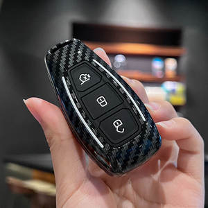Étui de protection pour clé en fibre de carbone de haute qualité pour Ford Kuga EcoSport Mondeo Focus Fiesta - Porte-clés de protection - Product Image 6
