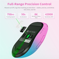 AJ199 NL ULTRA Carbon Mouse Tri Mode 2 4G Kabel Sensor PAW3950 60g Ringan Tanpa Lubang 8K Polling Rate Untuk Gamer PC