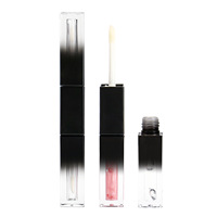 Rouge à lèvres liquide mat vegan longue durée, vente chaude, 2 en 1, double embout, imperméable, velours mat, gloss, vente en gros OEM