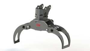 Grappin de chargement Xuvol 100P à commande électronique pour excavatrice de 10 tonnes avec rotation à 360° - Product Image 2