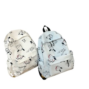 Sac à dos décontracté graffiti de style coréen pour femmes à la mode simple imprimé début lycée et étudiant - Product Image 5