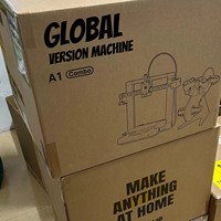 Imprimante 3D A1 Combo UK EU avec calibrage automatique et caméra IA pour l'éducation, l'atelier et la prototypage multi-matériaux