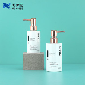 Minnie Flat Shoulder Pet <b>Bottle</b> 300ml With <b>Pump</b> For Hand Soap Shower Gel Dispenser - Product Image 2