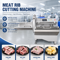 Mesin Gergaji Tulang Daging Otomatis Bahan Stainless Steel |   Pemotong Iga untuk Pengolahan Daging Babi, Daging Kambing, dan Daging Sapi