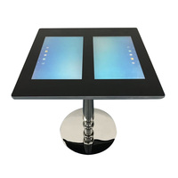 Nouvelle Table Tactile Carrée Interactive 10 Points 4K LG pour Café et Restaurant, Écran Double LCD Étanche avec Recharge Sans Fil