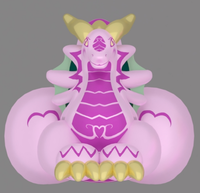 Vente flash : modèle d'animal gonflable, dragon rose gonflable pour la décoration