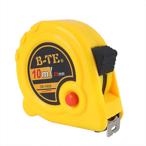 B-Te Steel Tape Measure 10M 25Mm Push Button Lock Automatic Return Metric <b>Measuring</b> <b>Tool</b> - Product Image 1