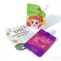 Sachets à bec verseur personnalisés Haodong pour cosmétiques, échantillons de recharge imprimés, sachets de lotion et de crème solaire pour produits cosmétiques