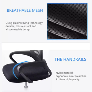 Tùy chỉnh kích thước màu sắc điều hành Ghế văn phòng Ergonomic lưới xoay thiết kế hiện đại phong cách thoáng khí bọt Lift xoay tay vịn - Product Image 4