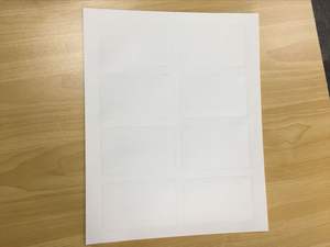 10 مل Teslin 8-up ورقة للطباعة - Product Image 4