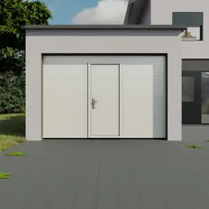 TOMA 40mm aislamiento PU espuma puerta de garaje color acero arriba puerta de garaje panel de acero inoxidable puertas de garaje