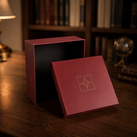 Boîte cadeau de luxe personnalisée en carton rigide avec couvercle et base, emballage écologique en deux parties avec logo personnalisé
