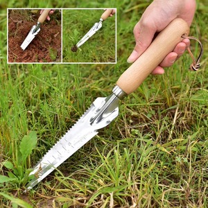 Desherbador Manual, Herramienta de Jardín Premium 5 en 1, Herramienta Manual Multiusos para Jardín, para Excavar, Trasplantar y Plantar en el Césped y el Patio - Product Image 3