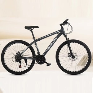 24 26 Zoll Stoßdämpfendes 21-Gang Scheibenbremsen Kohlenstoffstahl Fahrrad Geländetauglich für Unisex Erwachsene Mountainbike - Product Image 2