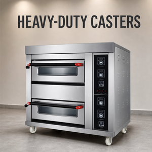 <span class=keywords><strong>Four</strong></span> à sole commercial 3 niveaux 9 plateaux avec fonction vapeur et tuyau d'évacuation rétractable de 150 mm pour restaurant et hôtel - Product Image 4