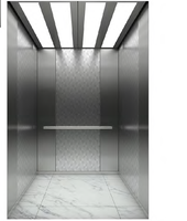 Ascensore Passeggeri Fareo Moderno in Acciaio Inossidabile Senza Ingranaggi, a Trazione CA, Durevole, Sicuro, Facile Installazione e Funzionamento, per Appartamenti e Centri Commerciali