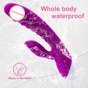 Hochwertiger Klitoris-G-Punkt-Stimulator mit Stoßfunktion, Rabbit-Vibrator für Erwachsene, Sexspielzeug für Frauen - Product Image 5