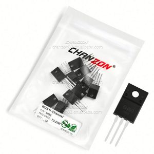 ทรานซิสเตอร์ไทรโอด N-Ch TO-220F 5N50 10ชิ้นชิ้นส่วนอิเล็กทรอนิกส์สำหรับ PCB PCBA - Product Image 3