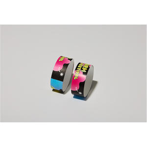 Pulseras YUPO de colores completos [AnyWristband], tipo individual de 25 mm (1 pulgada), pulseras ecológicas para admisión. - Product Image 1