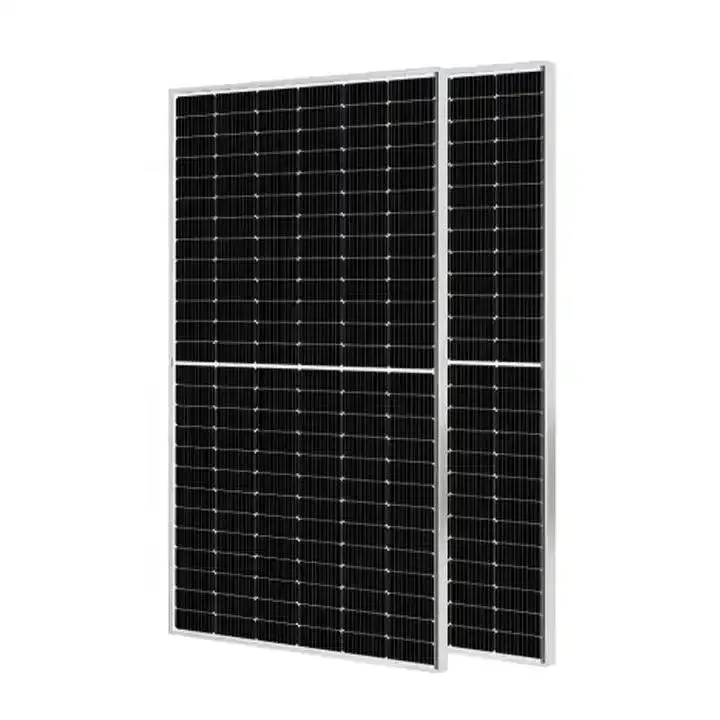 Panel surya Shingle atap surya baru tumpang tindih panel surya PV surya 600W 80Watt 595W putih kotak OEM bingkai kaca