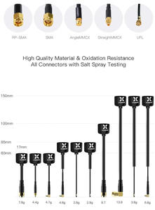 Antena Foxeer Lollipop 4 <span class=keywords><strong>V4</strong></span> 2.6Dbi para Dron FPV RC de Carreras, Conector Múltiple, Antena de Transmisión y Recepción de Imagen de 5.8G - Product Image 3