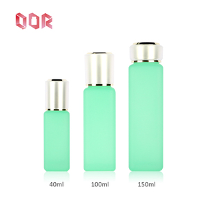Flacons cosmétiques mats givrés de 30g, 50g, 40ml, 100ml, 150ml, flacon pompe pour sérum et lotion, flacon en verre pour crème, pots en verre vert pour crème pour le visage - Product Image 4