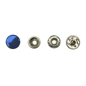 15mm Size 4 Parts/set Snap Buttons Small Snap Fastener Button For Bags