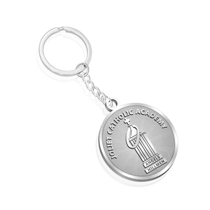 Porte-clés en alliage de zinc fait à la main au design personnalisé en gros Porte-clés pour hommes à sangle en métal véritable-Dessin animé de mode vintage - Product Image 6