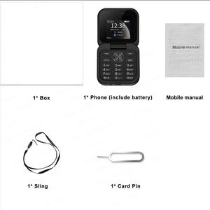 Teléfono Celular Plegable I18 Pro Flip Mini 2G GSM Doble SIM, Grabación Automática <span class=keywords><strong>de</strong></span> Llamadas, Marcación Rápida, Radio FM, Puerto Tipo C - Product Image 2