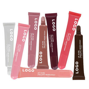 Brillo Labial Líquido Vegano al por Mayor, Etiqueta Privada, Tubo Exprimible, Forma de Gel, Maquillaje de 10 ml - Product Image 1