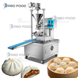 Máquina comercial de llenado de masa y formación de bollos para hacer Momo Baozi Siopao y bollos rellenos al vapor - Product Image 2