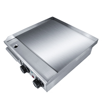Grilles électriques commerciales de petite taille 1500 W, plaques de cuisson électriques, griddles électriques commerciales avec minuterie