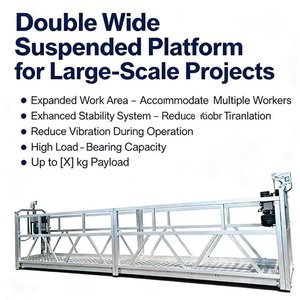 Platform kerja gantung <span class=keywords><strong>Hoist</strong></span> dari lantai atas bahan bangunan derek perancah angkat untuk lukisan bangunan luar - Product Image 4