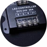 Rgb gradateur pour lumières led led contrôleur rgb rf 8key 2.4G écran tactile sans fil 12v 24v 5050 3528 tuya rgb contrôleur