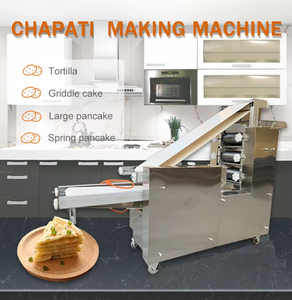 Máquina Industrial Multifuncional de Acero Inoxidable de Grado Alimenticio para Formar Tortillas, Pan Árabe y Pizza, con Motor, Capacidad de 90 Piezas/min - Product Image 6