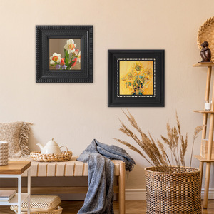 Textura abstracta decoración del hogar Naturaleza muerta arte 3D marco de madera lienzo pared arte pintado a mano pintura al óleo cuadros de sala de estar - Product Image 3