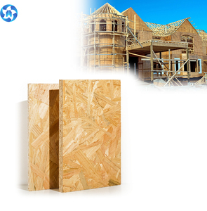 Plaques <span class=keywords><strong>OSB</strong></span> bon marché de qualité ENF/NAF 4x8ft 7/16 OSB3 4 18 <span class=keywords><strong>mm</strong></span> pour panneau de brin orienté meubles - Product Image 1