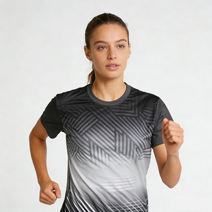 Camiseta Deportiva de Alto Rendimiento, Multicolor, con Logotipo Personalizado, Ligera, Transpirable, de Secado Rápido, para Entrenamiento en el Gimnasio, Absorbe la Humedad - Product Image 4