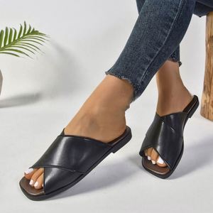 <b>Slippers</b> <b>Summer</b> Large Size Outdoor Beach Casual Sandals Trend Shoes Flat Non-slip Comfortable Usa Mairun823 - Product Image 6