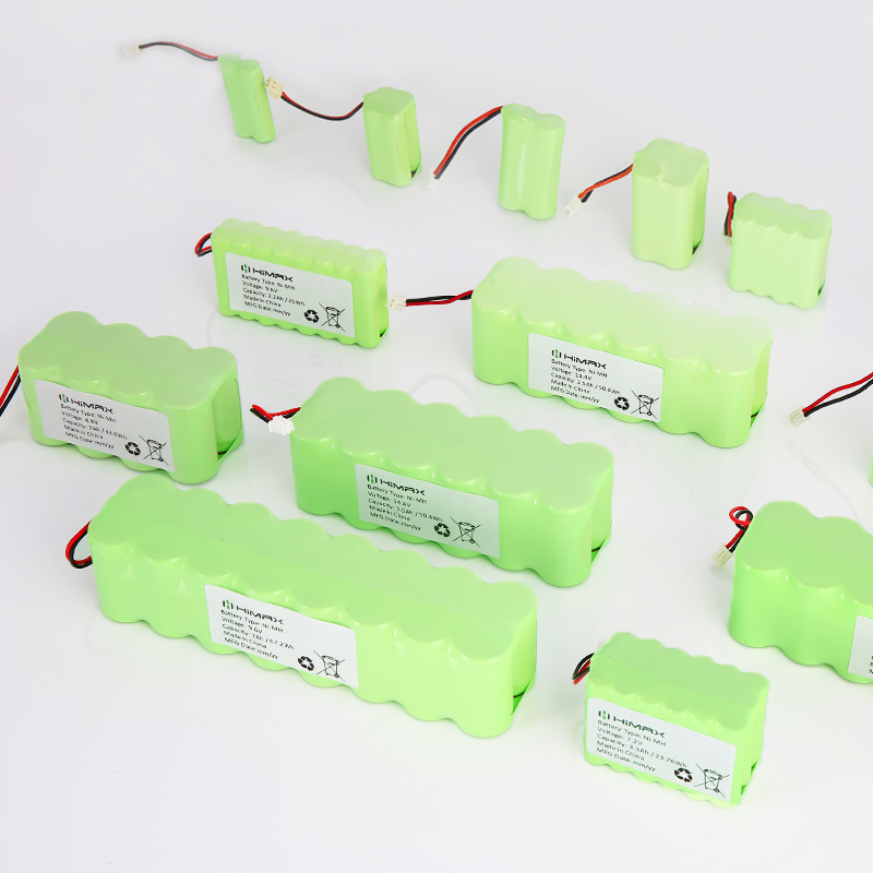 Batteria ricaricabile NIMH 3.6v 4.8V 6V 7.2V 8.4V 9.6V 12V 14.4V 18V 20V 2000mah 2200mAH 2400mAH 2500mah ni-mh pacco batterie AA