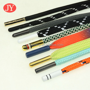 Bán buôn vòng tùy chỉnh hoodie drawcord vẽ dây chuỗi ren bện Polyester Rope Silicone nhúng nhựa hoodie dây rút - Product Image 4