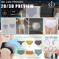 Culotte menstruelle sans couture taille basse absorbante et anti-fuite pour femme