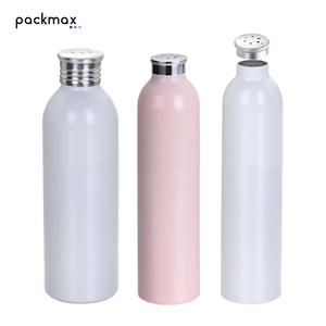 Rotary Aluminum Powder <b>Bottle</b> Empty for Talc <b>Shaker</b> Pepper Spice Seasoning - Round Sifter Container Wholesale - Product Image 1