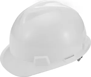 قبعة صلبة للبناء للسلامة CE en396 قبعة صلبة مع HDPE/ABS 6 نقاط تعليق على شكل غطاء سقاطة