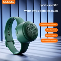Jam Tangan Mini Label Pribadi Baru yang Dipatenkan untuk Speaker 5.0 Portabel Tahan Air Plastik Mendukung Penyisipan Kartu Olahraga Luar Ruangan