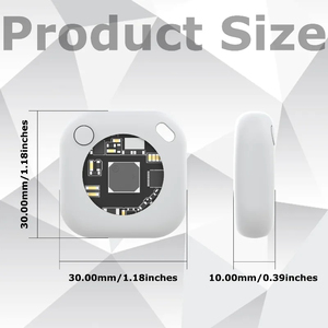 Pelacak GPS Mini Kompatibel IOS, Pencari Kunci Satelit Mini Pintar dengan Speaker untuk Anak-anak dan Hewan Peliharaan, Perangkat Pelacak Bagasi Plastik - Product Image 6